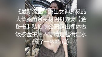 《最新流出__露出女神》极品大长腿苗条身材阴钉骚妻【金秘书】私拍，公园露出裸体做饭被金主后入穿情趣逛街淫水流了一内裤 (2)