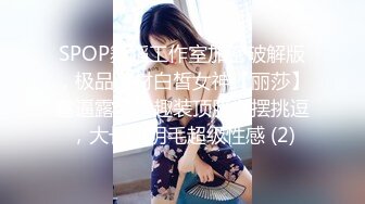 SPOP舞蹈工作室加密破解版，极品身材白皙女神【丽莎】露逼露奶情趣装顶胯摇摆挑逗，大长腿阴毛超级性感 (2)