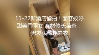 11-22新酒店偷拍！面容姣好甜美乖乖女 身材修长苗条，男友买情趣内衣