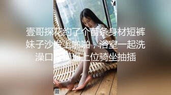 豹纹气质面罩美女，酒店和炮友一起玩，情趣装黑丝袜，跪着埋头吃屌，张开双腿掰穴，紧致多毛骚逼