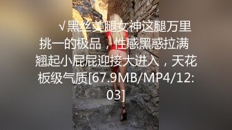 ❤️√黑丝美腿女神这腿万里挑一的极品，性感黑惑拉满 翘起小屁屁迎接大进入，天花板级气质[67.9MB/MP4/12:03]